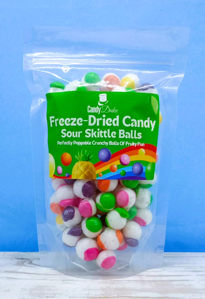 FREEZE-DRIED SOUR SKITTLE BALLS